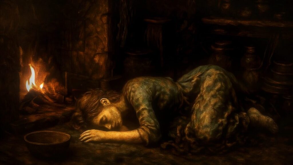 Cinderella at the hearth